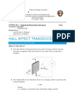 Report On Hall Effect Transducers