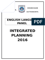 English Language Panel: Integrated Planning 2016