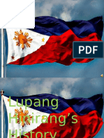 History of the Philippine national anthem "Lupang Hinirang