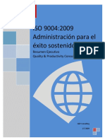 Resumen Ejecutivo ISO 9004 - 2009
