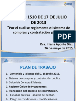 Por El Cual Se Reglamenta El Sistema de Compras y Contratacion Publica PDF
