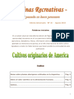 Cultivos Originarios America