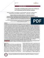 Comparison of Ultrasonography and Radiography in Detection of Thoracic Bone Fractures A Systematic Review and Meta-Analysis