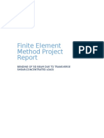 Finite Element Method Project: Submitted by