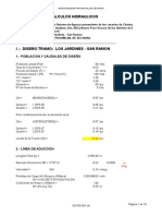 Cálculos Hidráulicos Linea de Conduccion