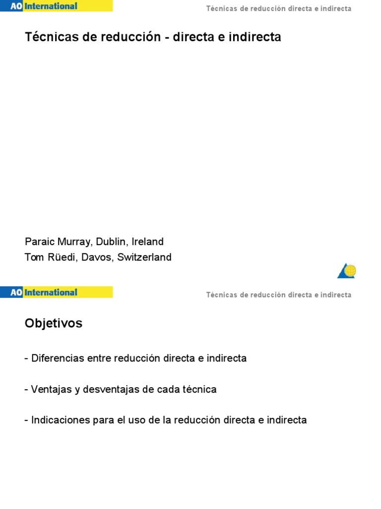 Reduccion | PDF | Articulación | Hueso