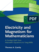 Electricity and Magnetism For Mathematicians Garrity
