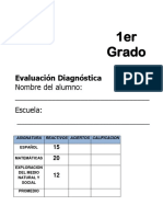 1er Grado - Diagnóstico