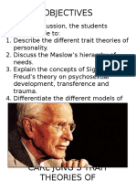 Carl Jung's Trait Theories of Personality