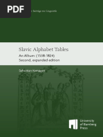 Slavic Alphabet Tables - An Album 1538-1