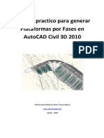 Generar Plataformas Por Fases en AutoCAD Civil 3D PDF