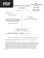 Love v. Raemisch, 10th Cir. (2015)