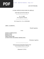 Amir A. Kammona v. Onteco Corporation, 11th Cir. (2014)