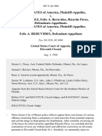 United States v. Armando Lopez, Felix A. Beruvides, Ricardo Perez, United States of America v. Felix A. Beruvides, 907 F.2d 1096, 11th Cir. (1990)