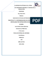 Practica 5 Determinacion de Estructuras Cristalinas Por Difraccion de Rayos X