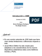 Introducción A J2ME: Conceptes Avançats de Sistemes Operatius Departament D'arquitectura de Computadors