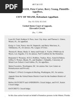 Michael Pottinger, Peter Carter, Berry Young v. City of Miami, 40 F.3d 1155, 11th Cir. (1994)
