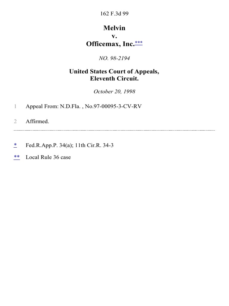 melvin-v-officemax-inc-162-f-3d-99-11th-cir-1998-pdf-legal