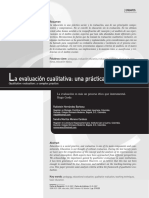 La Evaluación Cualitativa - Una Práctica Compleja. Rubistein Hernández Barbosa Sandra Maritza Moreno Cardozo