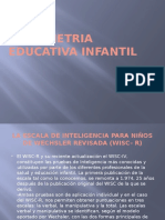 Psicometria Educativa Infantil