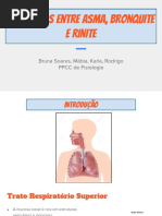 Diferenças Entre Asma, Bronquite e Rinite