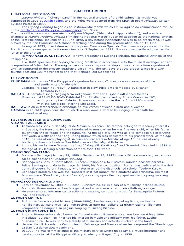 Mapeh Grade 7 Handout 4 PDF Nature