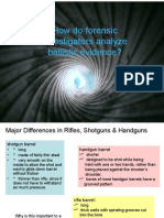 How Do Forensic Investigators Analyze Ballistic Evidence?