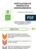 Destilación de Productos Hidrocarburos