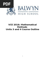2016 Student MAM Course Outline Final