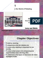 Introduction To The World of Retailing: Retail Management