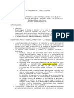 La Mediacion y Las Negociaciones Politicas