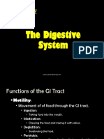 The Digestive System