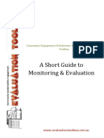 A Short Guide to Monitoring and Evaluation