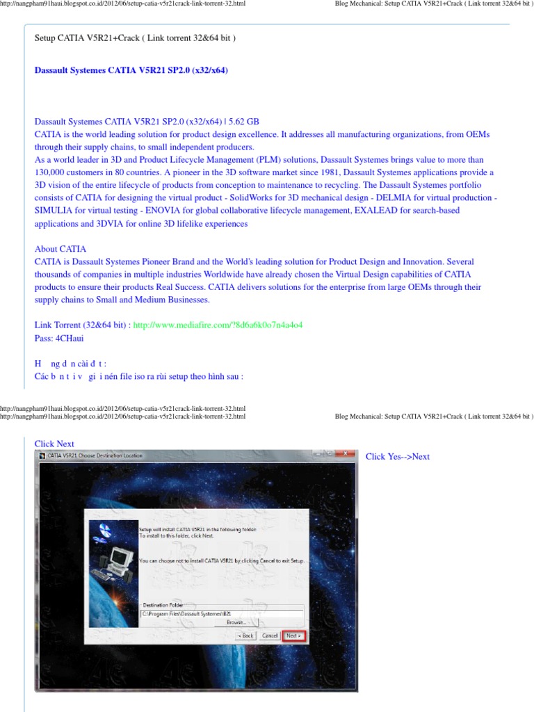 Catia V5r21 64 Bit Crack Free Download