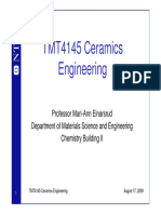 TMT4145 Ceramics Engineering