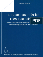 L Islam Au Siecle Lumieres