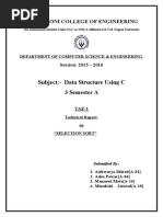 Subject:-Data Structure Using C 3 Semester A: G.H.Raisoni College of Engineering