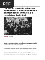 Sinpermiso-por Que Los Trabajadores Blancos Abandonaron Al Partido Democrata Estadounidense. Entrevista a La Historiadora Judith Stein-2016!07!17