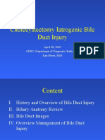 Cholecystectomy Iatrogenic Bile Duct Injury: April 28, 2005 OHSU, Department of Diagnostic Radiology Kan Hwee, MS4