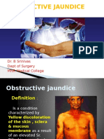 Obstructive Jaundice: Dr. Srinivas