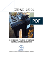 A Guide For Politics of Change and Meaningful Elections