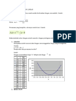 Akar Persamaan Non Linear