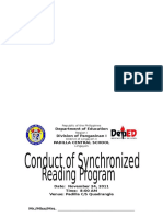 Program On Synchronized Reading Program