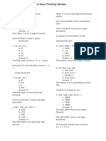 Series Completion Questions