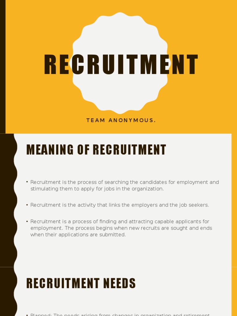 Comprehensive Guide to Recruitment Process | PDF | Recruitment | Employment