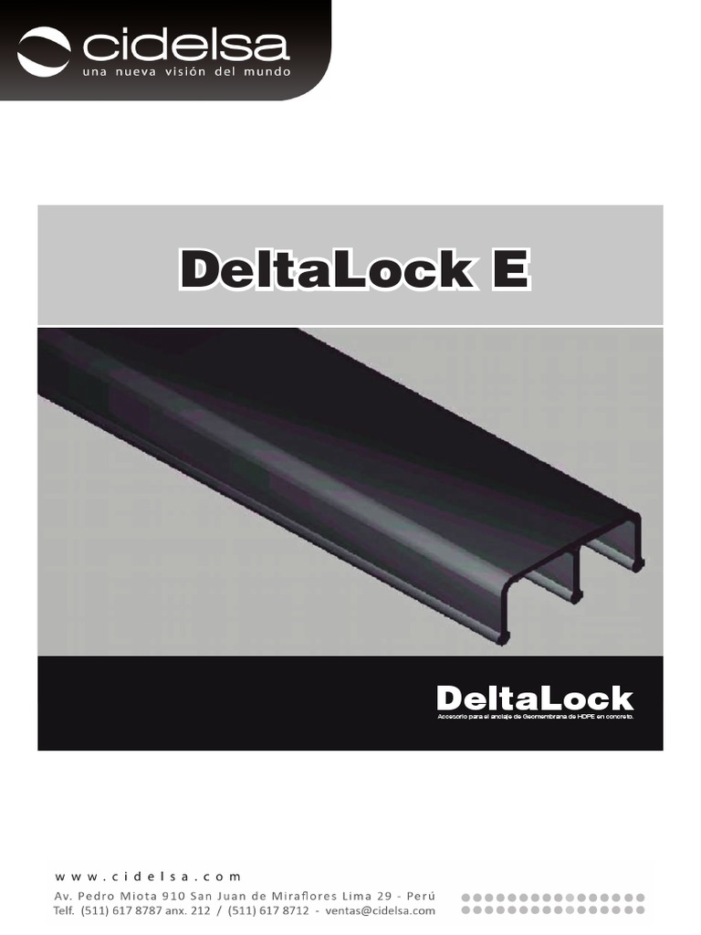 Et Deltalock e - 2013 Jun | PDF | Soldadura | Construcción