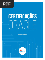 Certificações Oracle - William Miranda
