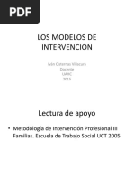 Modelos de Intervención en Trabajo Social