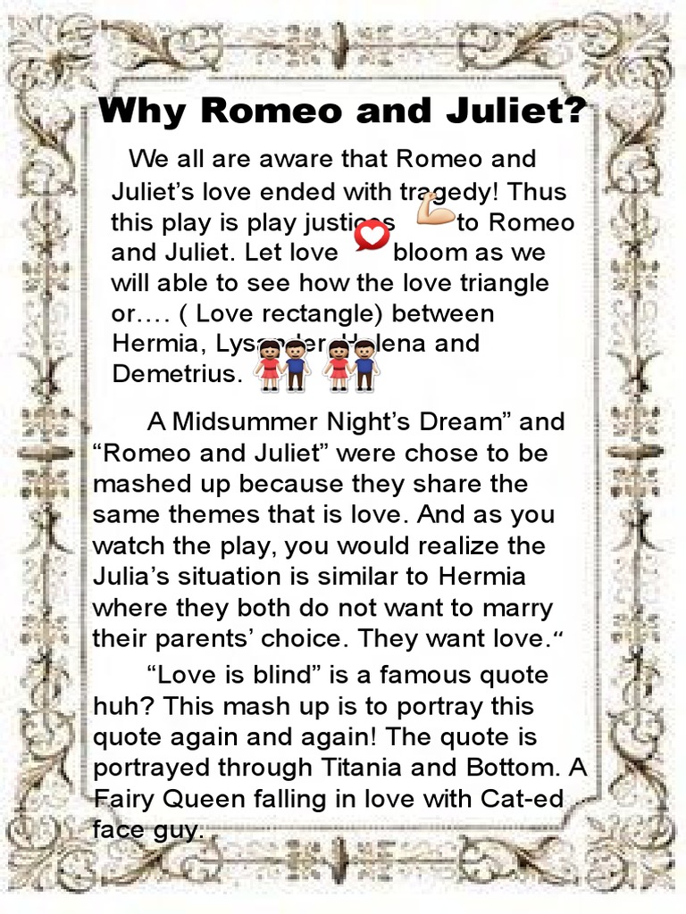 Why romeo and juliet pdf