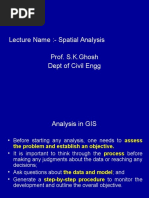 Lecture Name:-Spatial Analysis Prof. S.K.Ghosh Dept of Civil Engg